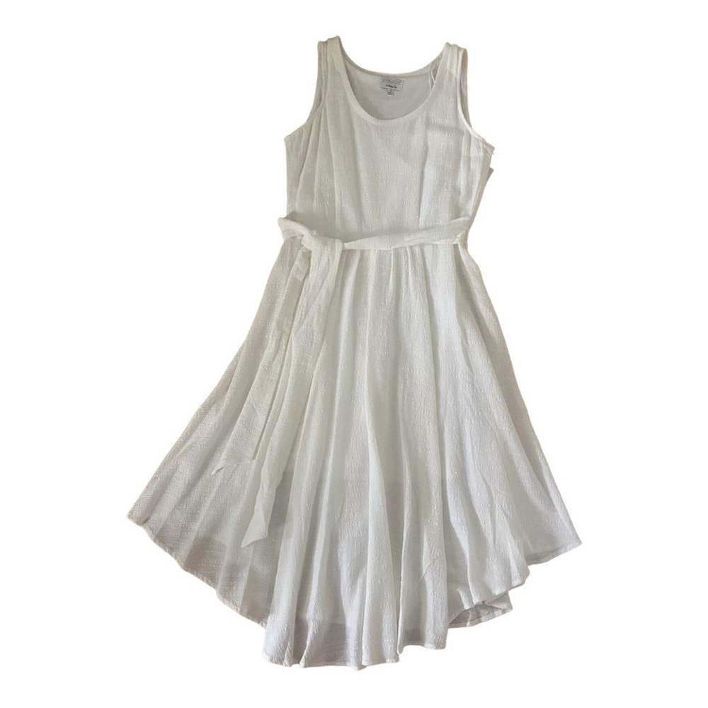 Signature by Robbie Bee Sleeveless White Maxi Dress. Sz Medium